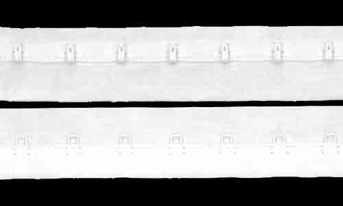 Korzett francia kapocs pamut (festhető)